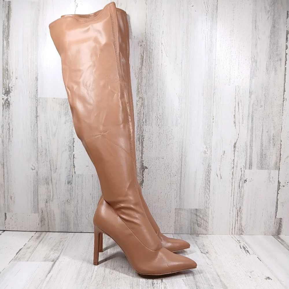 NEW‎ Open Edit Kami Pointed Toe Over the Knee Boots #1306